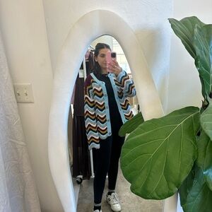 Missoni vintage Multicolor Zigzag Knit Jacket